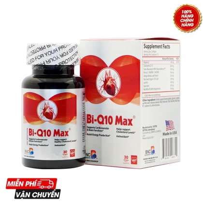 Bi-Q10 Max - Hỗ trợ làm giảm mỡ máu